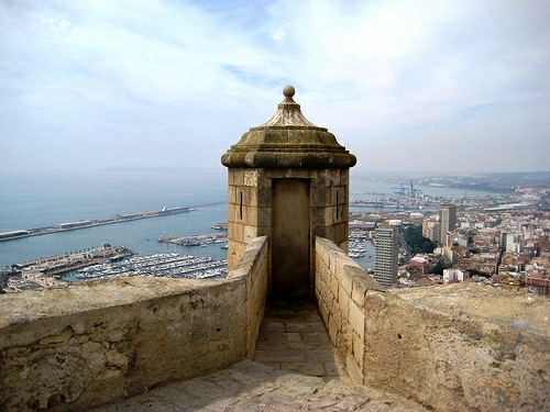 Torre vigía Castillo de santa barbara
