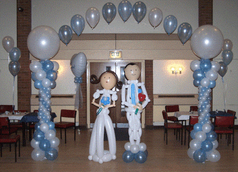 decorar bodas con globos